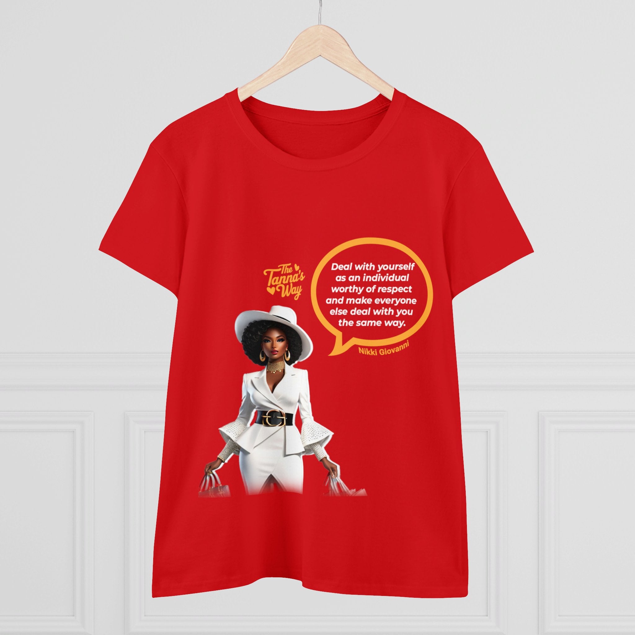 Nikki Giovanni Women's Midweight Cotton Tee